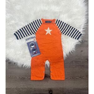Toobydoo Star Cotton Cashmere Sweater Jumpsuit 6/12month‎